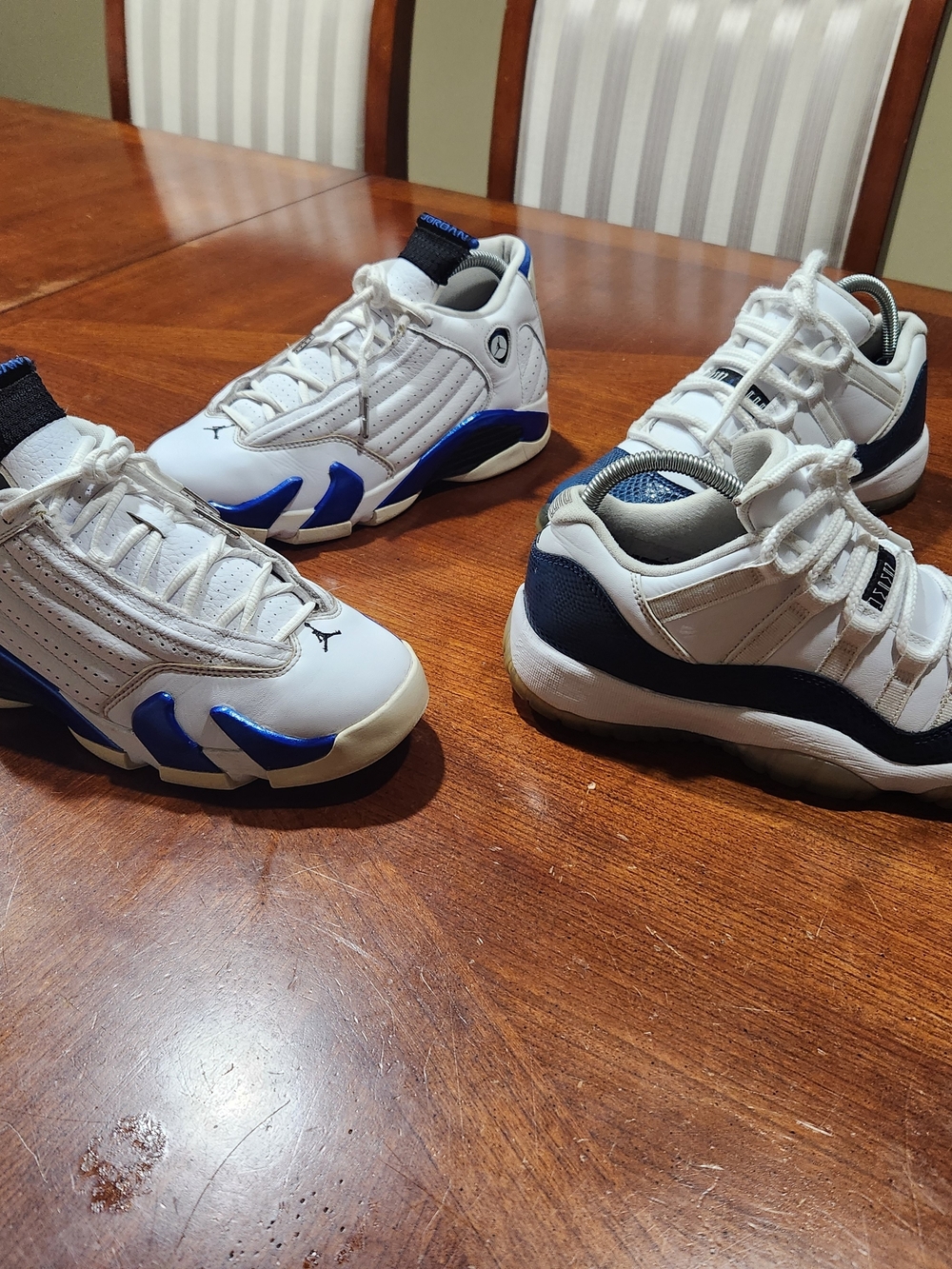 Jordan Retro 11s And 14s Size 6.5 Youth Used Condition Check Pictures